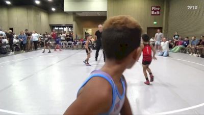 55 lbs Round 1 (6 Team) - Ashton Bell, NC National Team White vs Austin Ledbetter, Funky Crayons