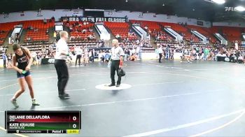 120 lbs Semifinal - Kate Krause, Moyer Elite vs Delanie DellaFlora, JPW