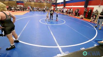 52-55 lbs Rr Rnd 2 - Hagan Wolfenberger, Keystone Kids vs Jaxon Wolfenberger, Team Tulsa Wrestling Club