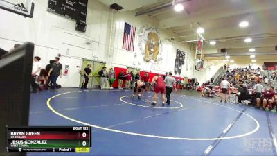 220 lbs Champ. Round 1 - Bryan Green, La Canada vs Jesus Gonzalez, West Covina