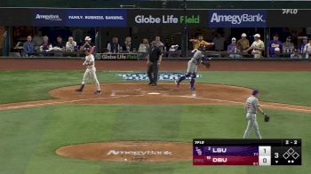 LSU Baseball's Conner Ware Throws Six Strikeouts Vs DBU At Globe Life