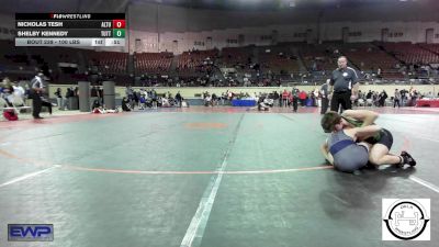 100 lbs Consolation - Nicholas Tesh, Altus JH vs Shelby Kennedy, Tuttle