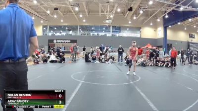 100 lbs Round 2 (8 Team) - Arav Pandey, Team Shutt vs Nolan DeShon, Ohio Gold