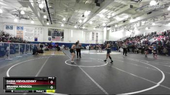 145 lbs Champ. Round 1 - Brianna Mendoza, Camarillo vs Dasha Vsevolozhsky, La Cañada