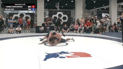 130 kg Quarters - James Hartleroad, Midwest Regional Training Center vs Willie Cox, Vallo WC