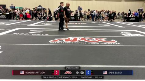 Hudsyn Santiago vs Sadie Bailey 2025 ADCC Orlando Open/Youth Trials