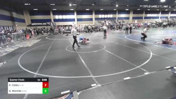 109 lbs Quarterfinal - Kaura Coles, Alavanca vs Adalyne Montiel, Demolition Wrestling