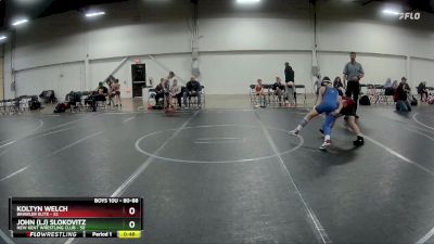 80-88 lbs Round 2 - Koltyn Welch, Brawler Elite vs John (lj) Slokovitz, New Kent Wrestling Club