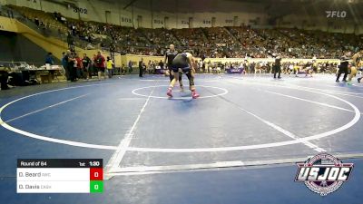 155 lbs Round Of 64 - Dresden Beard, Andover Wrestling Club vs Daniel Davis, Cashion Youth Wrestling