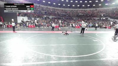 69 lbs Champ. Round 1 - Mario Grosch, Westby Wrestling Club vs Cade Letson, Milton Monsters Wrestling Club