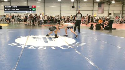110 lbs Round 2 - 10:45am Saturday - Jagger Locke, PA USA vs Elliott Sanders, Southwest Elite