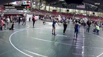 90 lbs 2nd Place Match - Zeek Buchan, Sherman Challengers vs Henry Kuchera, Kearney MatCats Wrestling Club