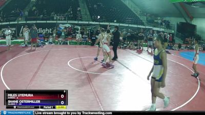 130 lbs Cross Bracket (8 Team) - Miles Uyemura, Hawaii vs Shane Ostermiller, Alaska 1