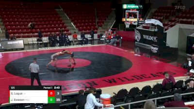 125 lbs Finals (2 Team) - Sean Logue, Lock Haven vs Julian Dawson, Morgan State