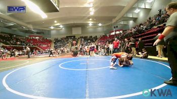 140 lbs Rr Rnd 2 - Mersaydes Stout, Caney Valley Wrestling vs Ty Reynolds, Broken Arrow Wrestling Club