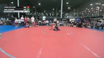 80 lbs Round 3 (6 Team) - Frank Williams, Barn Brothers WC vs Niko Johnson, Capital City WC