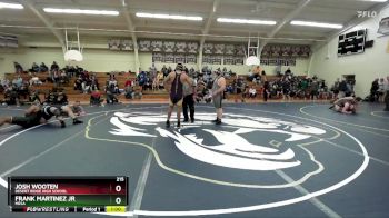 215 lbs Cons. Round 3 - Frank Martinez Jr, Mesa vs Josh Wooten, Desert Ridge High School