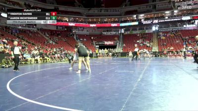 2A-285 lbs 7th Place Match - Aaron Richtsmeier, Clear Lake vs Trenton Davies, Williamsburg