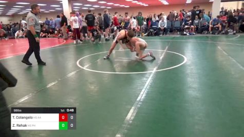 98 lbs Rr Rnd 2 - Titus Colangelo, All American HS vs Zach Rehak, Phoenix HS Red