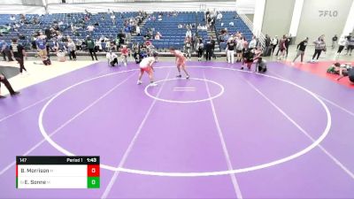 147 lbs Cons. Round 6 - Ethan Sonne, Marist vs Bryce Morrison, Michigan Premier Wrestling Club