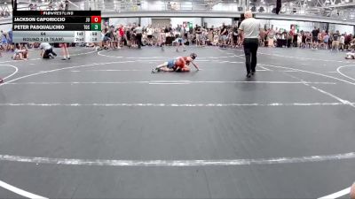 64 lbs Round 7 (8 Team) - Jackson Caporiccio, Journeymen Uprising vs Peter Pasqualichio, The Outsiders Squeeze