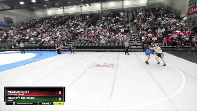 6A 190 lbs Cons. Round 1 - Meghan Butt, Pleasant Grove vs Finnley Gilligan, Davis