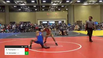 Match - Dean Thompson, Sanderson Wrestling Academy vs Micah Schneider, Foothill High School
