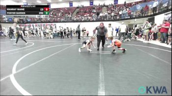 52 lbs Round Of 32 - KianRay Maine, Lexington Wrestling Club vs Foster Barnes, Newcastle Youth Wrestling