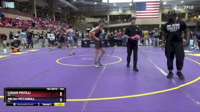 138 lbs Cons. Round 5 - Logan Pistilli, CA vs Micah McCaskill, TX