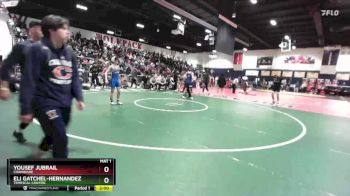 120 lbs Champ. Round 2 - Eli Gatchel-Hernandez, Temescal Canyon vs Yousef Jubrail, Chaminade
