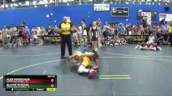 107 lbs Semis & 1st Wrestleback (8 Team) - Blayne Kuschel, Untouchables Purple vs Alex Penzkover, Revival Evil Empire