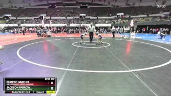 Rookie 3-5 48-52 Cons. Semi - Jackson Farrow, Smithfield Youth Wrestling vs Phoebe Harcum, Williamsburg Wrestling Club