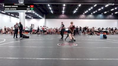 132 lbs Round 2 (4 Team) - Angel Acosta, Bulloch Bandits Wrestling Club vs Brooks Derijke, MF Army