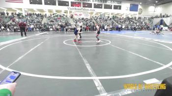 61 lbs Round Of 16 - Austin Fish, All-Phase Wrestling vs Arlo Cage, Nevada Elite