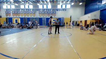 190 lbs Placement (16 Team) - Caleb Causey, Braves WC vs Eli Sanford, Greasers