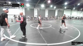 123 lbs Semifinal - Gracie Corpuz, Toppenish BadBoy vs Madisen Mora, Ganado WC