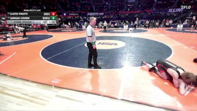 2A 126 lbs Cons. Round 1 - Adrian Cohen, Deerfield (H.S.) vs Cleto Protti, Chicago (St. Rita)