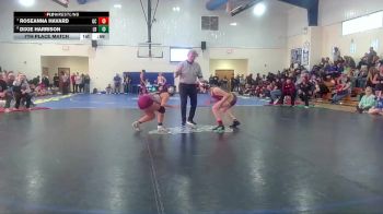 Girls 126 lbs 7th Place Match - Roseanna Havard, George County High School vs Dixie Harrison, Long Beach