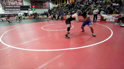 175 lbs Cons. Round 1 - Leonidas Kukonu, MoanaLua vs Trystan Escobar, Western