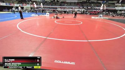 120 lbs Quarters & Wb (16 Team) - D.J. Mabie, Skyline vs Richie Wootten, St. Augustine Prep