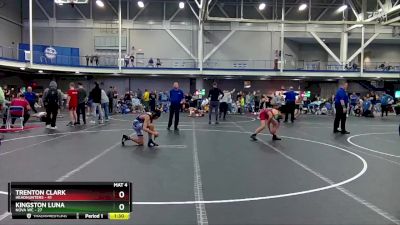 100 lbs Finals (2 Team) - Kingston Luna, NOVA WC vs Trenton Clark, Headhunters