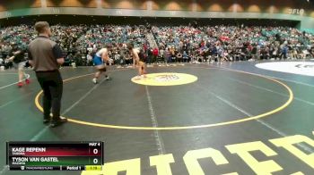 190 lbs Quarterfinal - Tyson Van Gastel, Mazama vs Kage Repenn, Tahoma