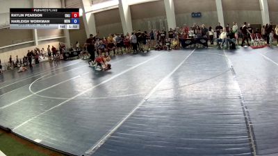 50-55 lbs Champ. Round 2 - Raylin Pearson, California vs Harleigh Workman, Nevada