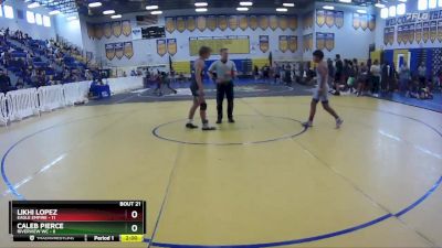 132 lbs Round 6 (8 Team) - Likhi Lopez, Eagle Empire vs Caleb Pierce, Riverview WC