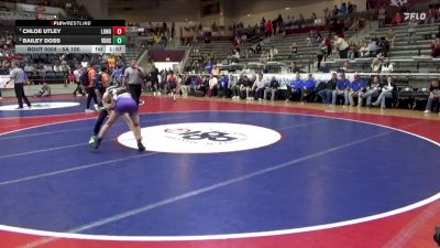 5A 100 lbs Quarterfinal - Chloe Utley, Lonoke vs Bailey Doss, Van Buren