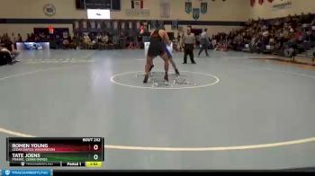 182 lbs Cons. Round 3 - Romen Young, Cedar Rapids Washington vs Tate Joens, Prairie, Cedar Rapids