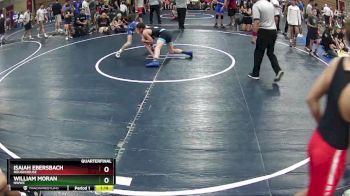 125 lbs Quarterfinal - William Moran, NWWC vs Isaiah Ebersbach, Roughhouse