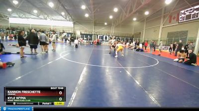 180 lbs Round 2 - Kyle Wyma, Hawk Wrestling Club vs Kannon Freschette, SWWWC