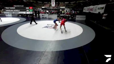 Cons. Semis - Tilly Kakuk, Chino High School Wrestling vs Angelina Borelli, Dethrone Wrestling Club