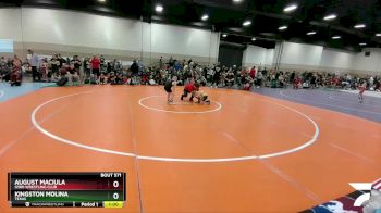 52-54 lbs Round 2 - Kingston Molina, Texas vs August Maciula, G580 Wrestling Club
